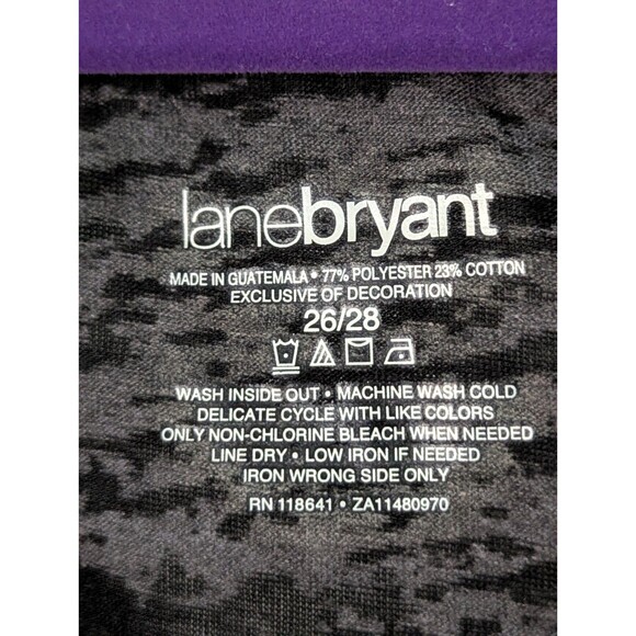 LOT OF 2 Lane Bryant AMORE PARIS MILAN FASHION T-Shirt Womens 26 28 Rhinestone - Picture 6 of 12